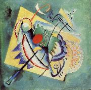 Wassily Kandinsky Voros ovalis painting